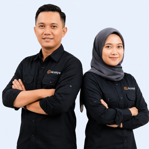 Tim support Acosys siap mendampingi implementasi